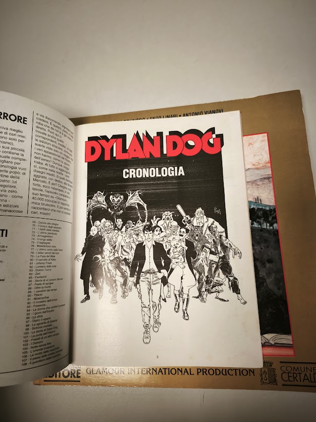 Libro Dylan Dog Indagine nell' incubo + cronologia