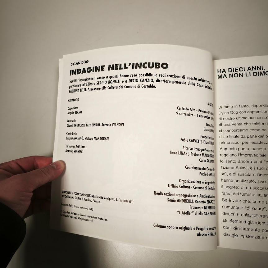 Libro Dylan Dog Indagine nell' incubo + cronologia