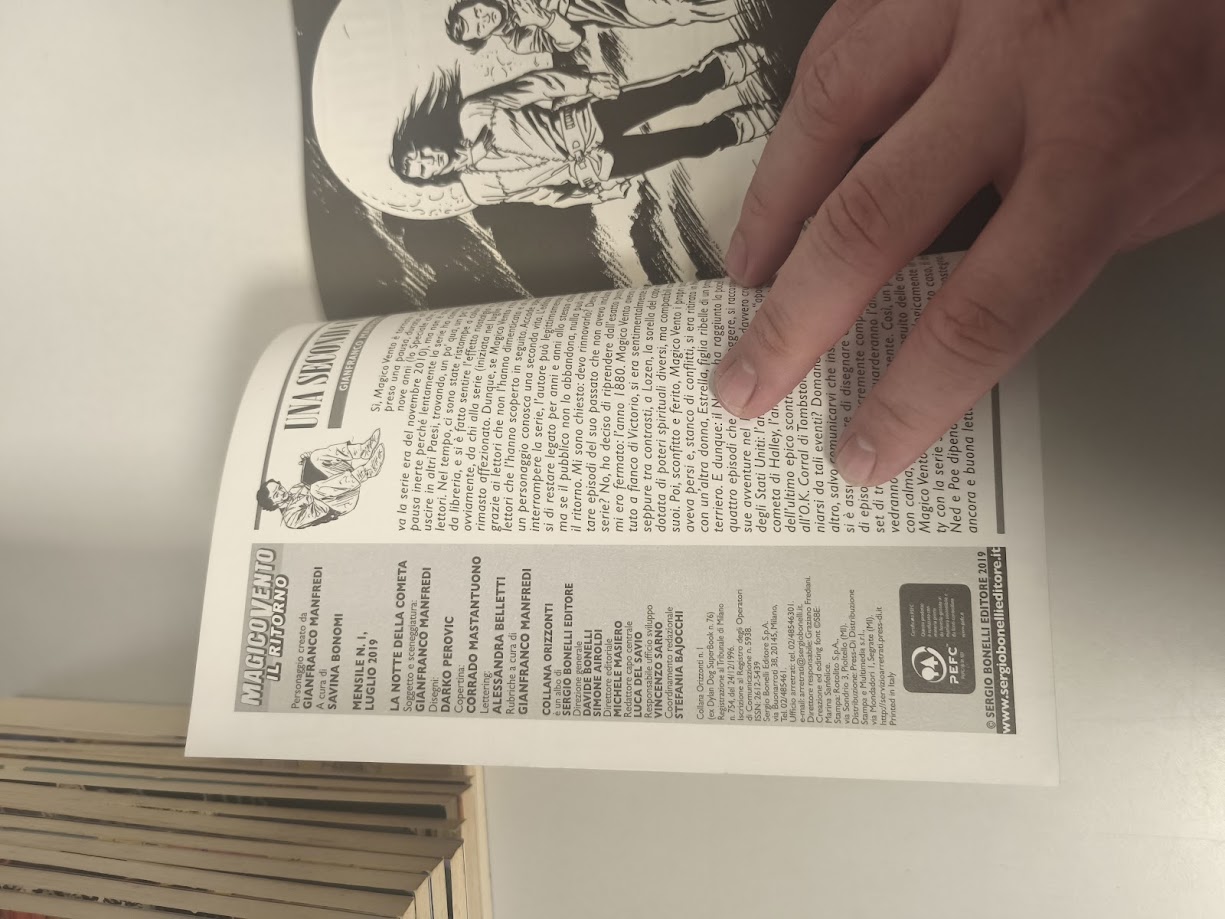 Fumetti Magico Vento il ritorno serie completa 1-4 Bonelli editore