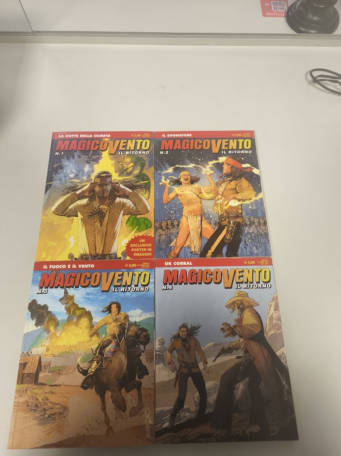 Fumetti Magico Vento il ritorno serie completa 1-4 Bonelli editore