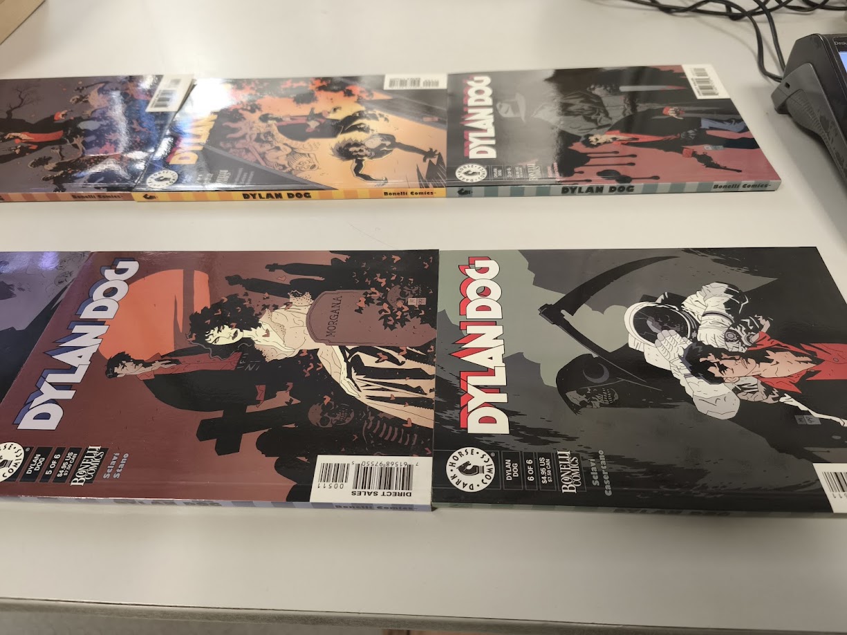 Fumetti serie completa 1-6 Dark Horse comics Dylan dog inglese