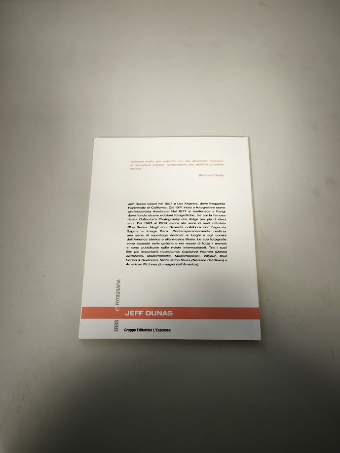 Libro Eros e fotografia Jeff Dunas