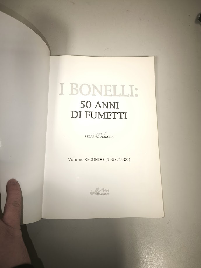 Libro I Bonelli 50 anni di fumetti volume secondo