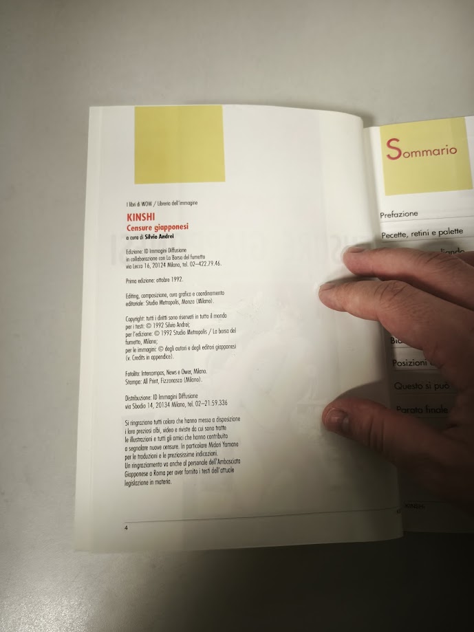 Libro Kinshi Censure giapponesi