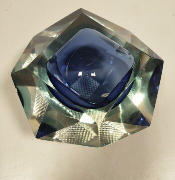 Posacenere Sommerso in Vetro di Murano Di "Flavio Poli" Vintage Anni '70