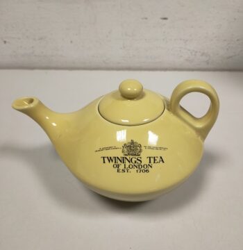 Teiera in Ceramica Color Senape "Twinings Tea of London"