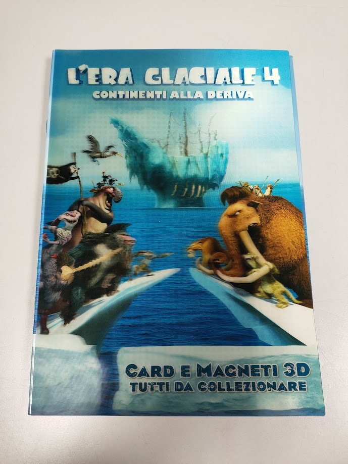 Album "L'Era Glaciale 4" "Continenti alla Deriva" + 3 Card 2012