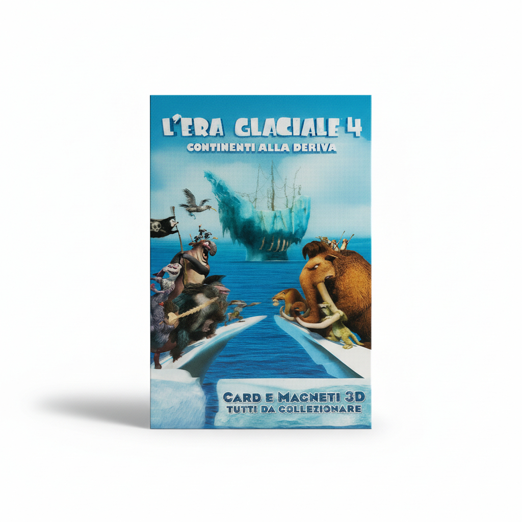 Album "L'Era Glaciale 4" "Continenti alla Deriva" + 3 Card 2012