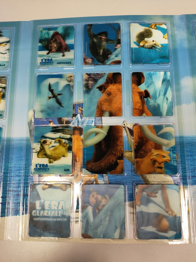 Album "L'Era Glaciale 4" "Continenti alla Deriva" + 3 Card 2012