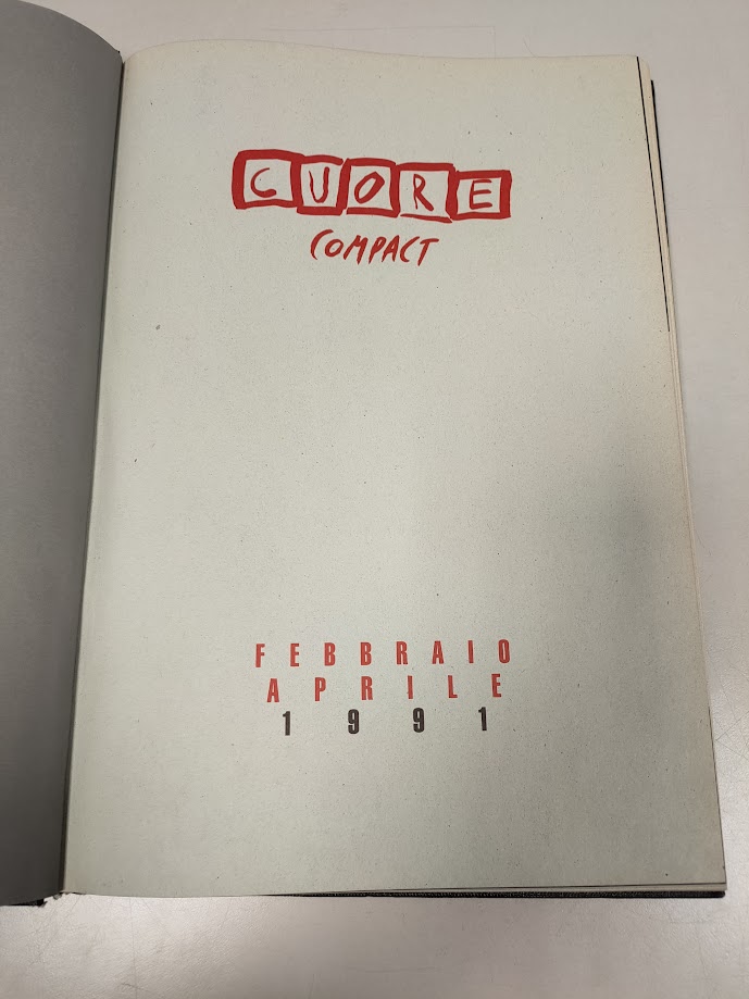 Fumetto Cuore. Settimanale di Resistenza Umana. Compact 1-13 1991