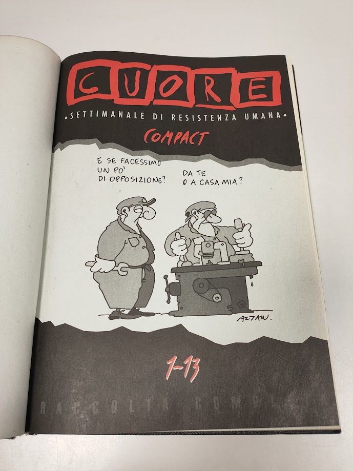 Fumetto Cuore. Settimanale di Resistenza Umana. Compact 1-13 1991