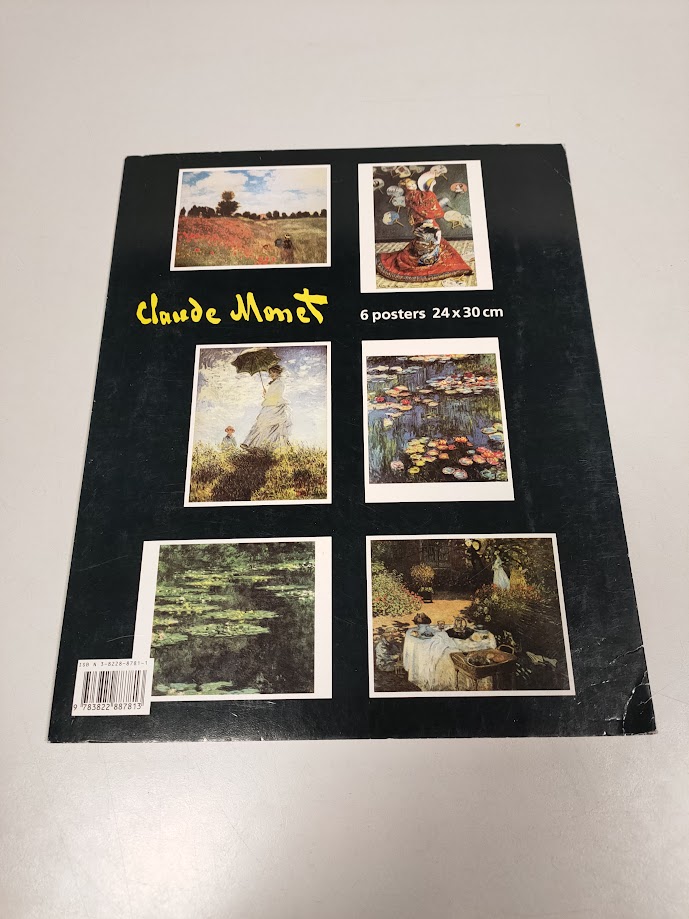 Libretto con 6 poster Monet Taschen Posterbook 1996