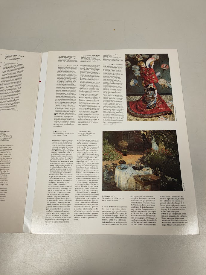 Libretto con 6 poster Monet Taschen Posterbook 1996