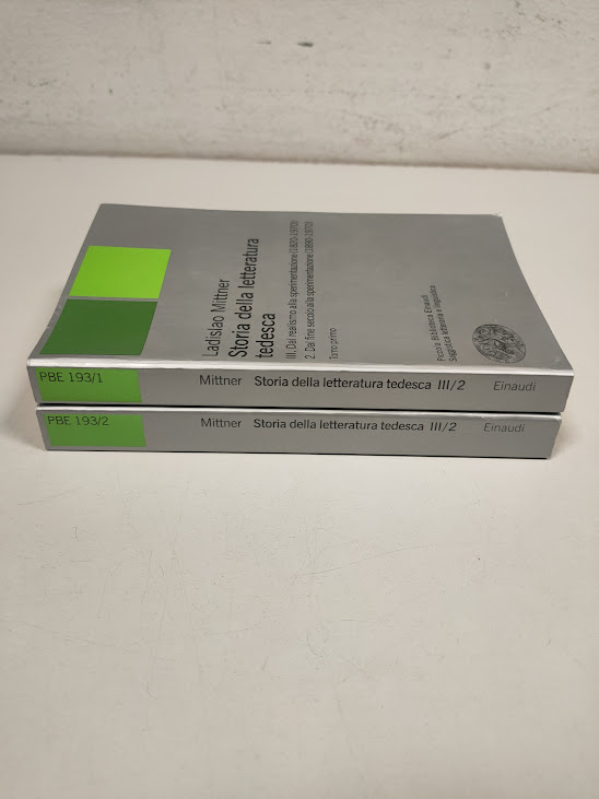 Libri 2 Volumi Storia della Letteratura Tedesca 2002