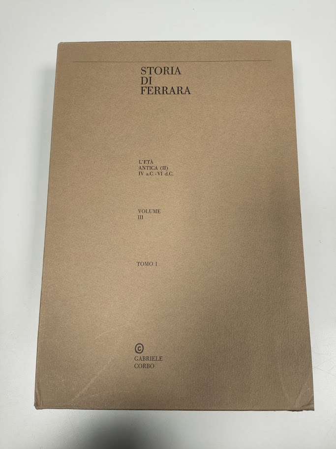 Libri 2 Volumi Storia di Ferrara Volume III Tomo 1 e 2 1989
