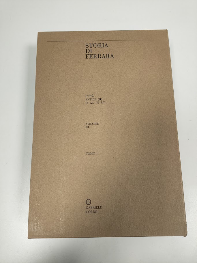 Libri 2 Volumi Storia di Ferrara Volume III Tomo 1 e 2 1989
