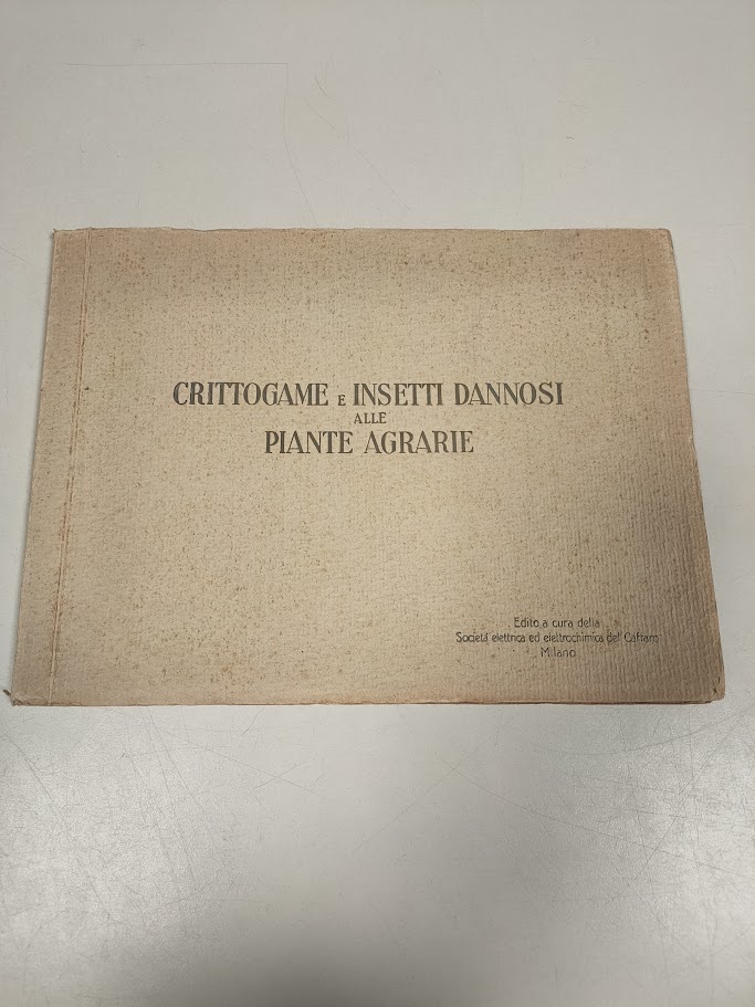 Libro Crittogame e Insetti Dannosi alle Piante Agrarie 1929