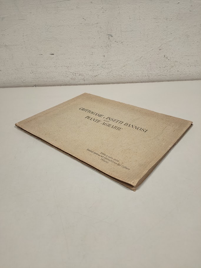 Libro Crittogame e Insetti Dannosi alle Piante Agrarie 1929