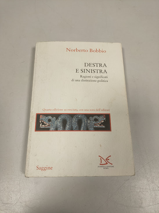 Libro Destra e Sinistra Ragioni e Significati di una Distinzione Politica 2004