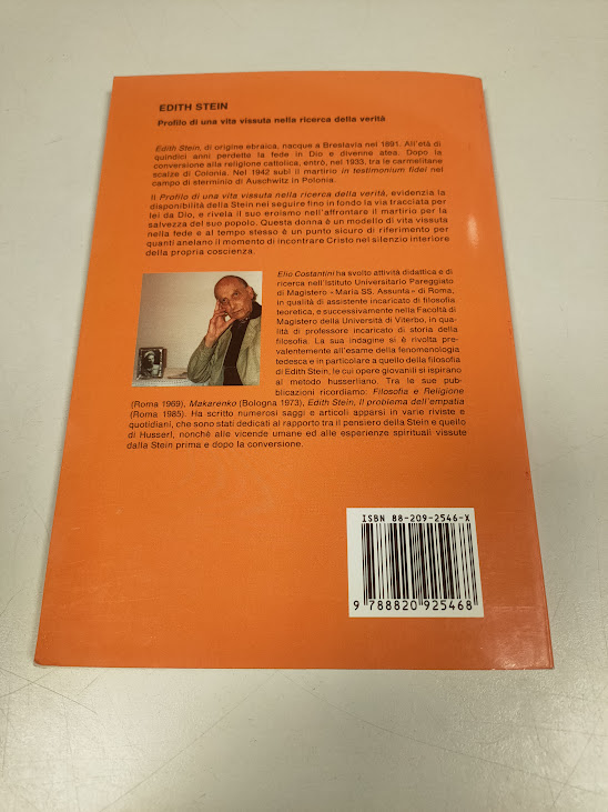 Libro Edith Stein Profilo di una Vita Vissuta nella Ricerca della Verità 1998