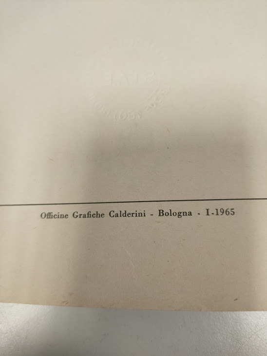 Libro Estimo Rurale Giuseppe Medici 1965