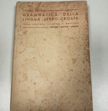 Libro Grammatica della Lingua Serbo-Croata. Terza Edizione 1941