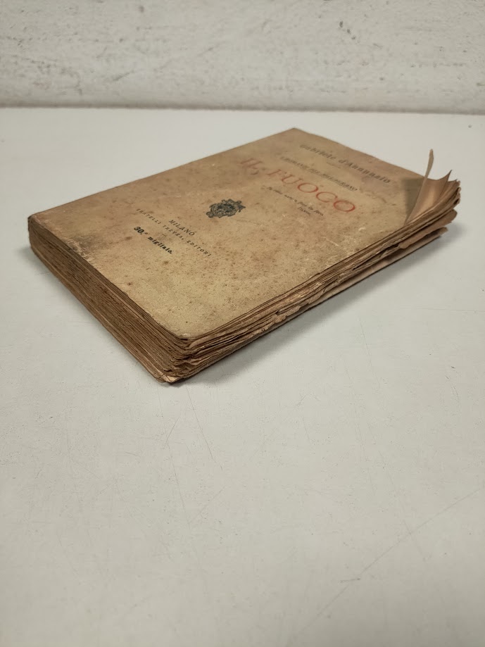 Libro I Romanzi del Melagrano. IL FUOCO. Gabriele D'Annunzio 1916