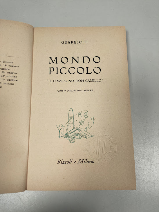 Libro Il Compagno di Don Camillo Guareschi 1964
