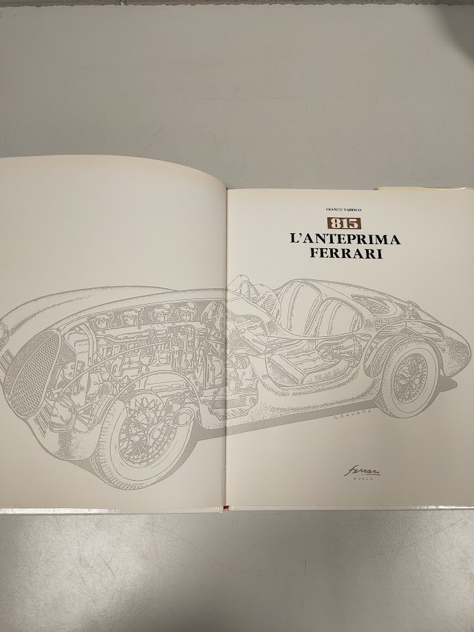 Libro L'Anteprima Ferrari Franco Varisco 1990