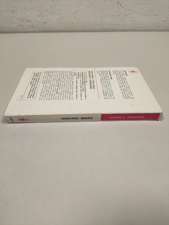 Libro Sociologia e Antropologia Durkheim/Mauss 1976