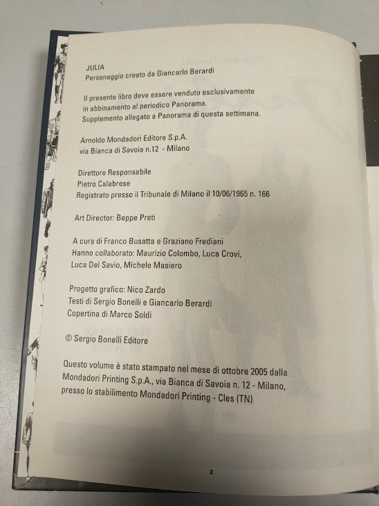 Lotto Fumetti Julia Editore Bonelli 1/200 Non completa