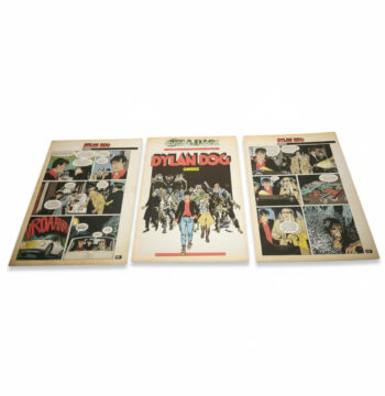 4 fascicoli Dylan Dog Ombre del Corriere dello sport + 4 copertine