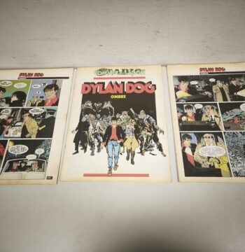 4 fascicoli Dylan Dog Ombre del Corriere dello sport + 4 copertine
