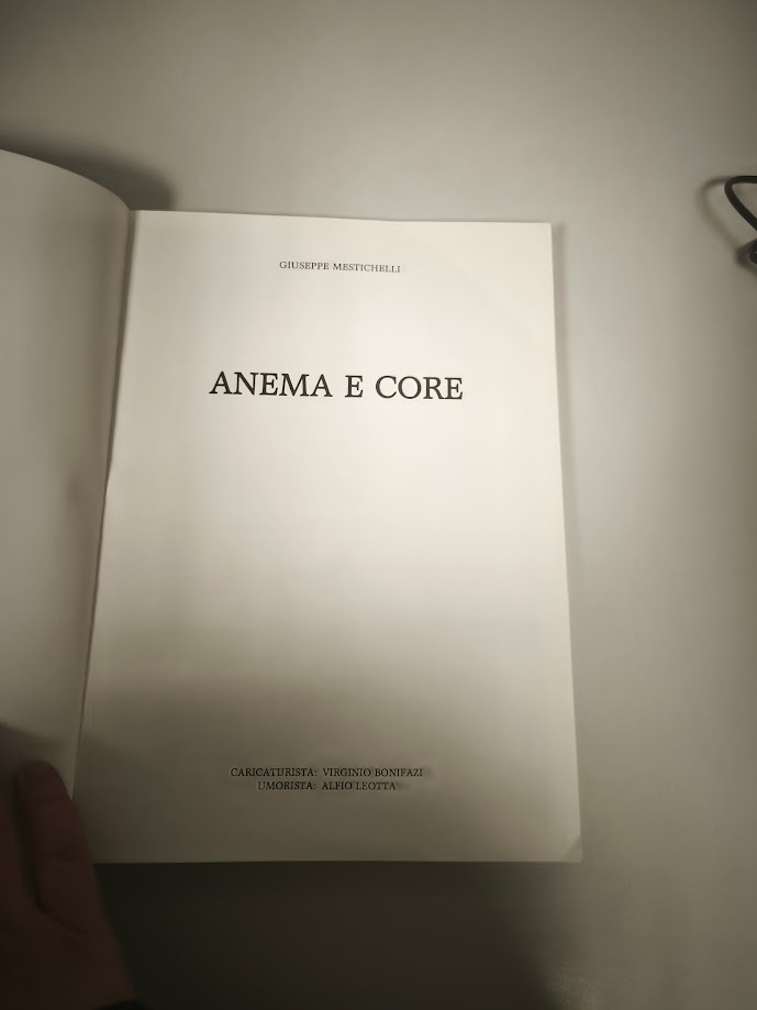 Libro Giuseppe Mestichelli Anema e core