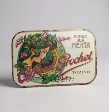 Scatola di Latta Pastiglie alla Menta Prochet Torino Vintage Anni '80