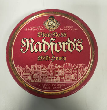 Scatola di Latta Radford's Blend RV.55 Wild Honey 50g Tabacco Vintage Anni '80