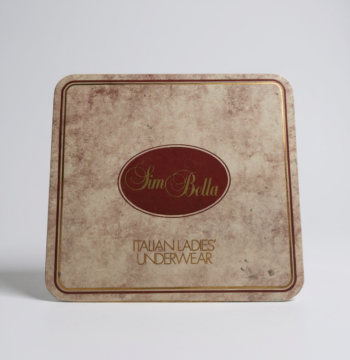 Scatola di Latta da Collezione Sim Bella Italian Ladies Underware Vintage