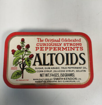 Scatola in Latta Altoids Menta Piperita Vintage Anni '80