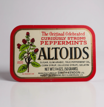Scatola in Latta Altoids Menta Piperita Vintage Anni '80