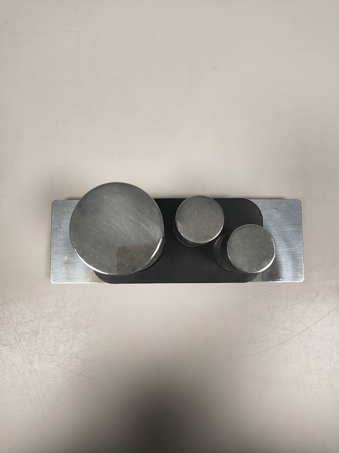 Set Oliera Olio/Aceto, Sale e Pepe "Alessi" in Acciaio Inox 18/10 Anni '70