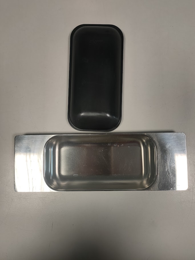 Set Oliera Olio/Aceto, Sale e Pepe "Alessi" in Acciaio Inox 18/10 Anni '70