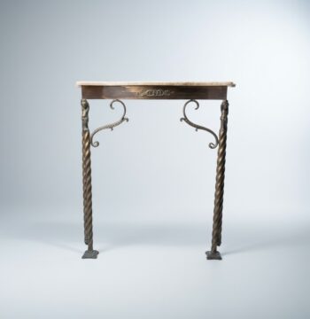 Console in ottone Marmo