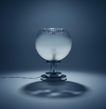 Lampada vetro Murano Toni Zuccheri anni '70