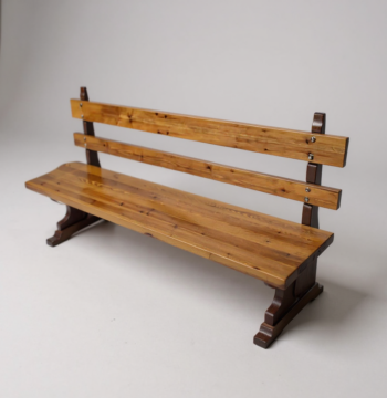 2 panche  legno massello