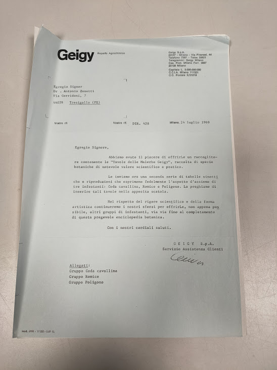 21 Tavole delle Malerbe Geigy 1969