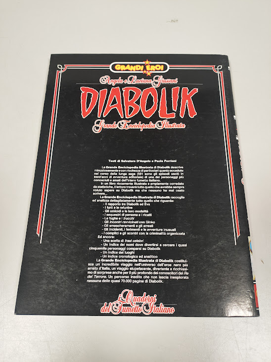 Fumetto Diabolik Grande enciclopedia Illustrata 1992
