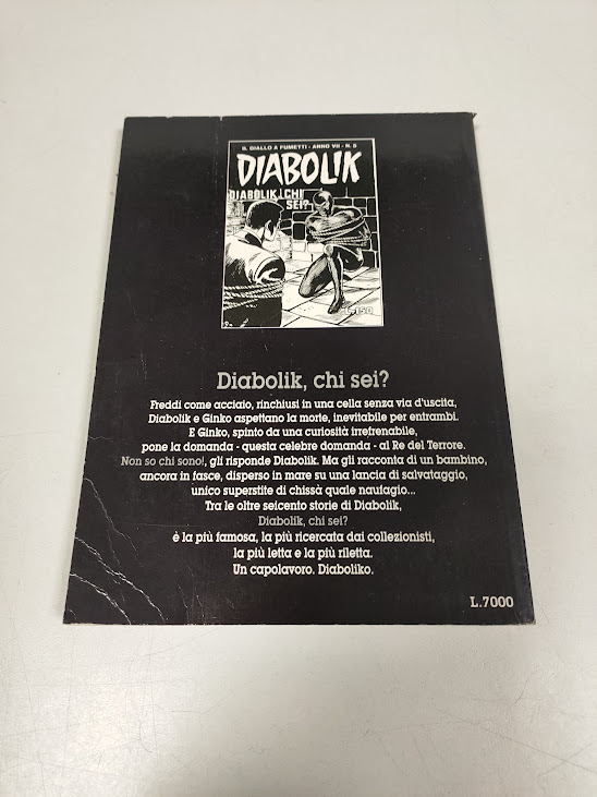 Fumetto Diabolik. Diabolik, chi 6? 1998
