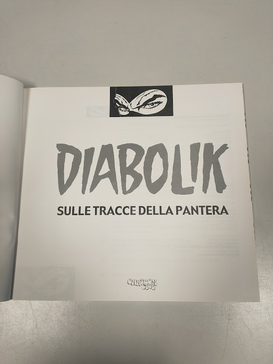 Fumetto Diabolik. Sulle Tracce della Pantera 2000