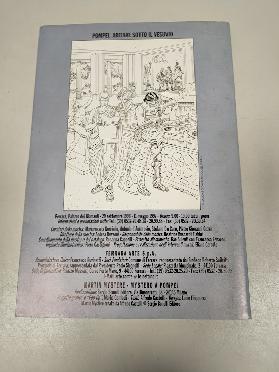 Fumetto Mystero a Pompei - Martin Mystere 1996