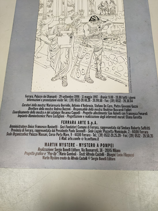 Fumetto Mystero a Pompei - Martin Mystere 1996